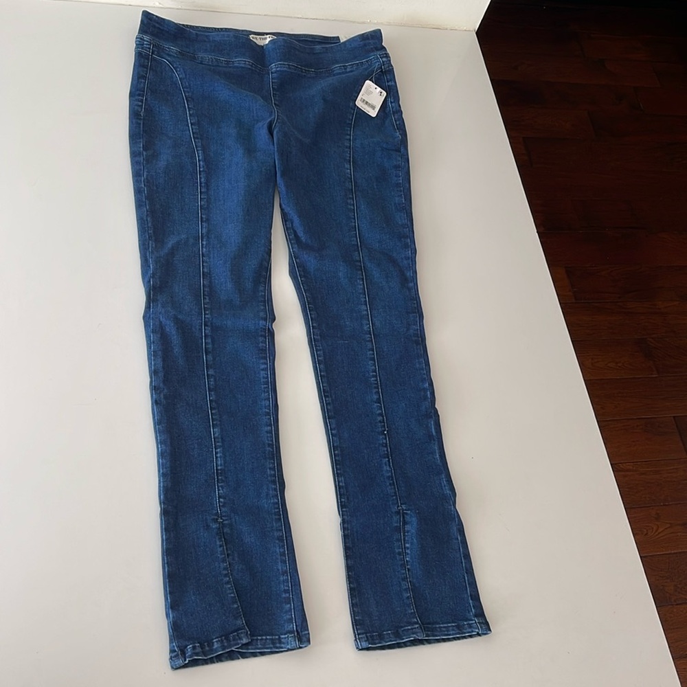 Free People Double Dutch Slit Skinny Jean